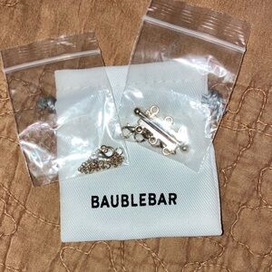 Baublebar Build Your Own Necklace Clasp With 4”extender